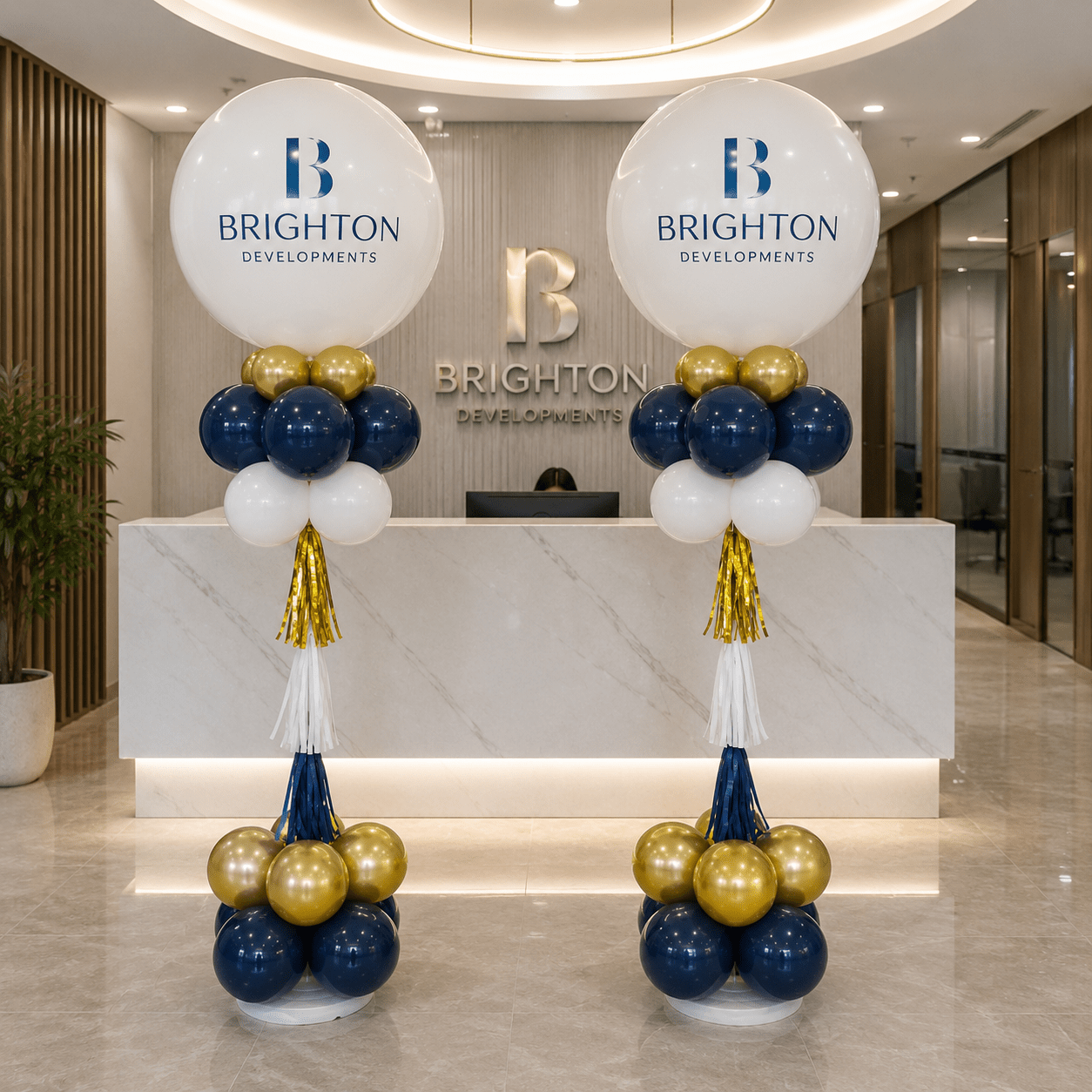 Grand Opening Balloon Pillar