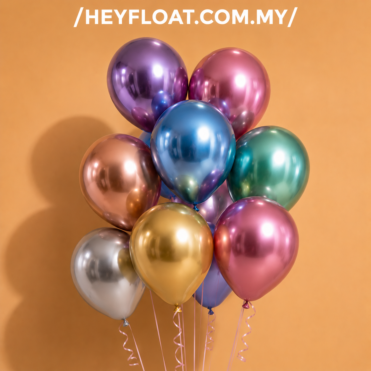12" Chrome Latex Balloon (RM9.90/each).