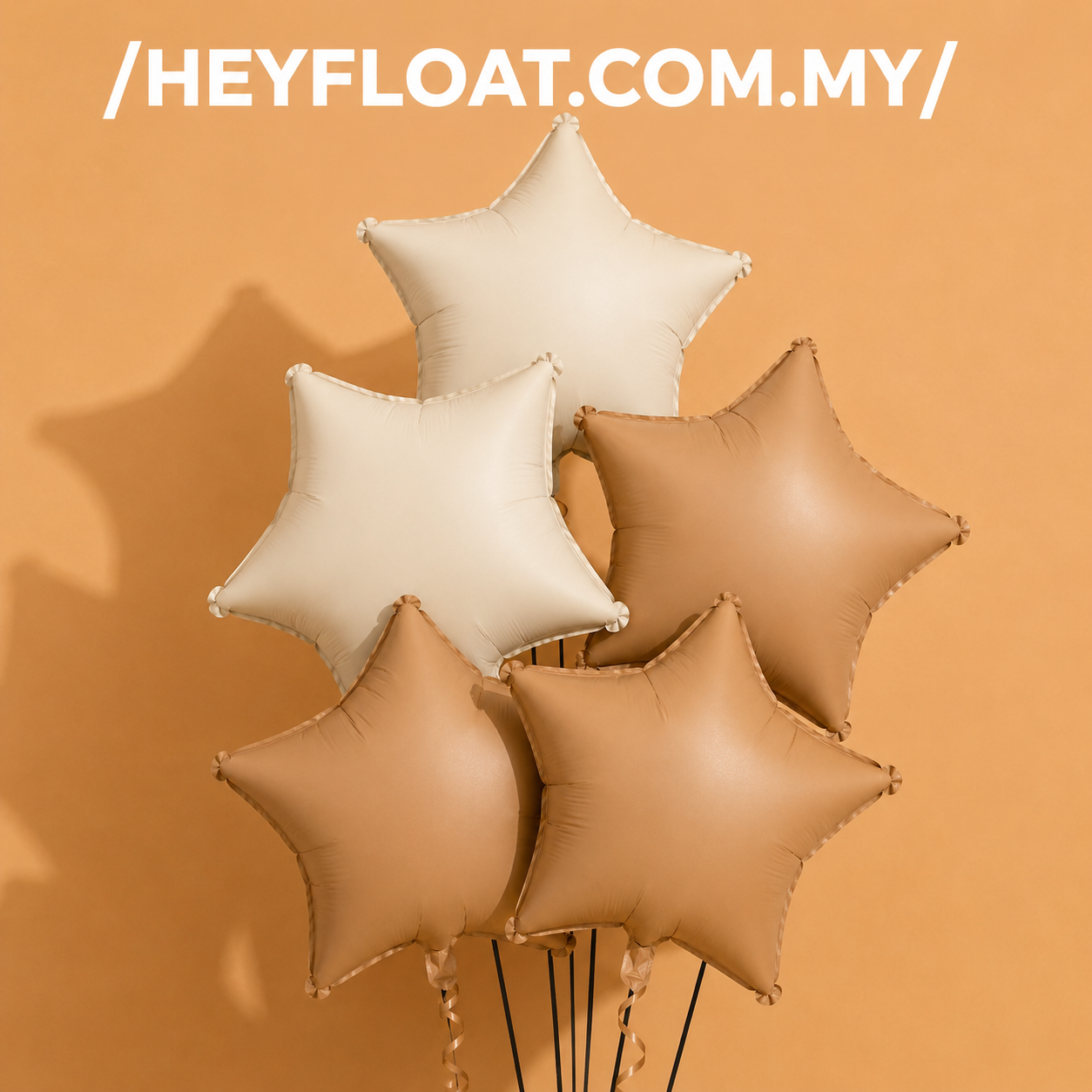 18" Matte Star Foil Balloon (Helium) (RM29.90/each).