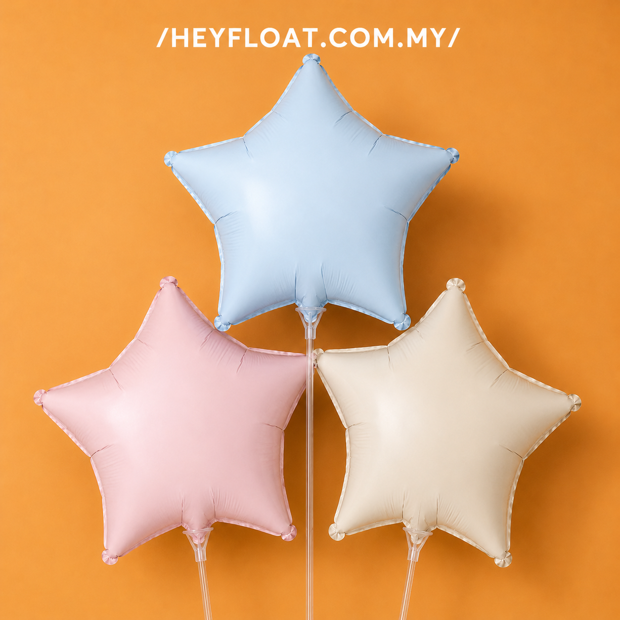 18 Inch Star Shaped Foil Balloon Air Filled for Birthday Graduation Party Decoration Malaysia 2
