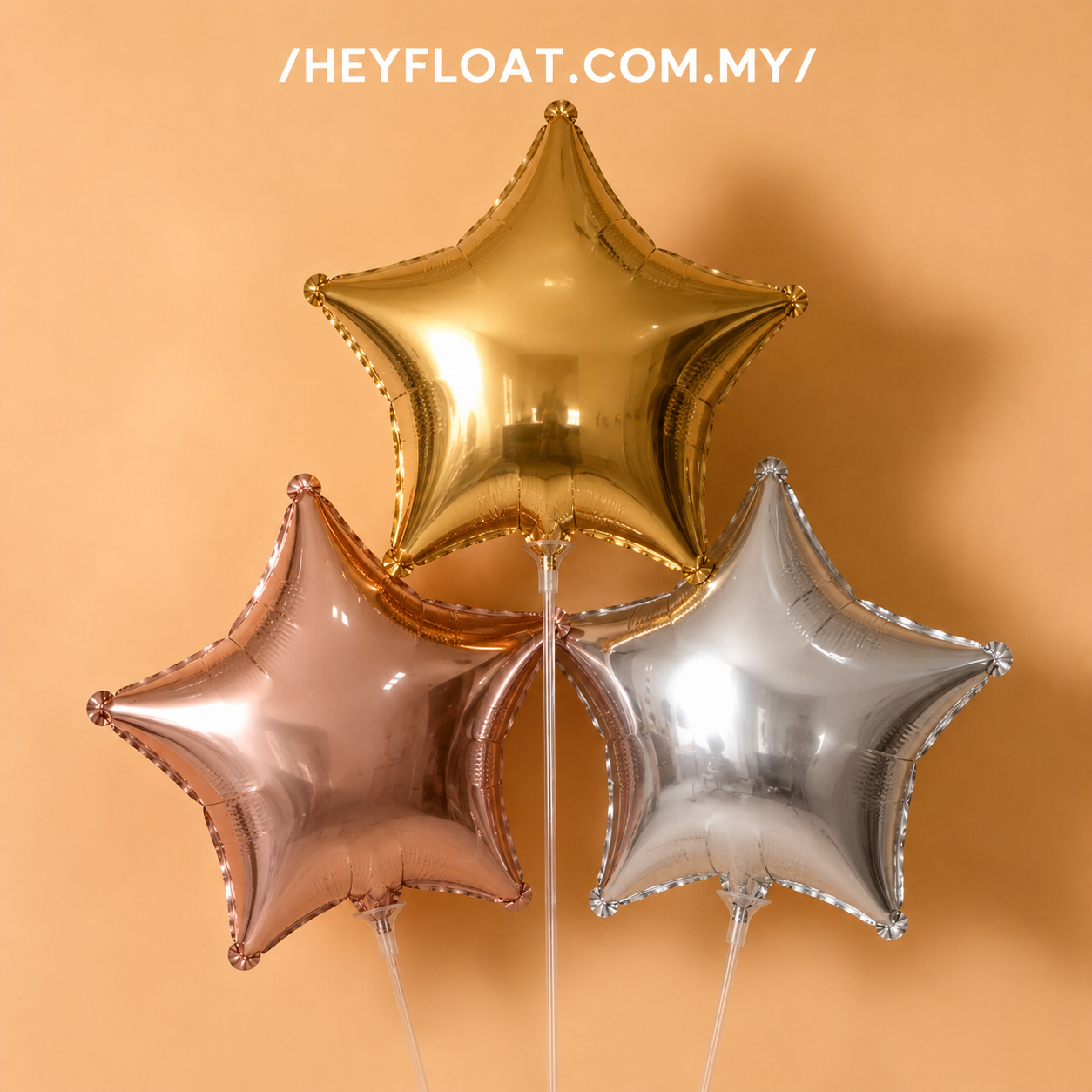 18 Inch Star Shaped Foil Balloon Air Filled for Birthday Graduation Party Decoration Malaysia 1