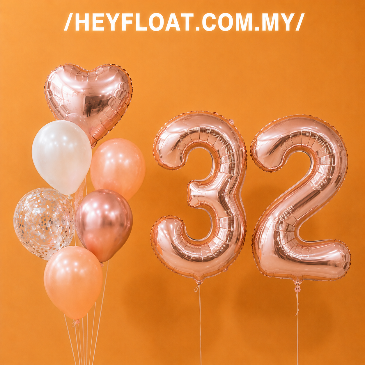 Emma Number Foil Balloon Bunch (Helium Air).